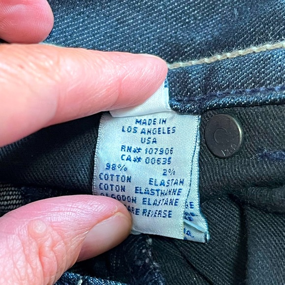 Hudson dark wash bootcut jeans, size 24 - Picture 7 of 11